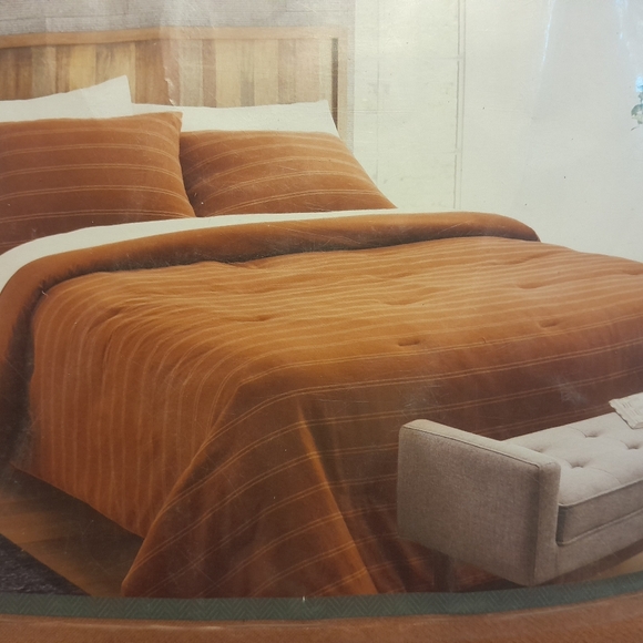 Brand new Threshold king 3pc comforter set 100% cotton - Picture 2 of 8